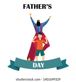 Happy Father's Day Celebration Vector Template Design Illustration