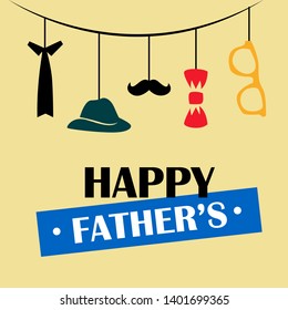 Happy Father's Day Celebration Vector Template Design Illustration