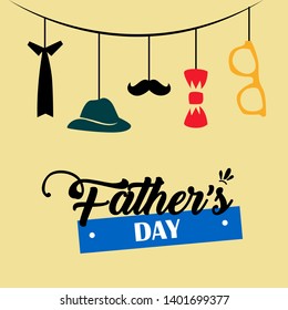Happy Father's Day Celebration Vector Template Design Illustration