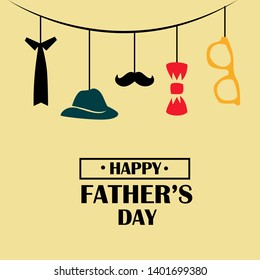 Happy Father's Day Celebration Vector Template Design Illustration
