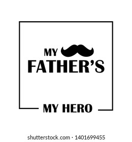 Happy Father's Day Celebration Vector Template Design Illustration