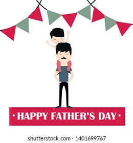 Happy Father's Day Celebration Vector Template Design Illustration