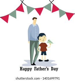 Happy Father's Day Celebration Vector Template Design Illustration