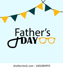 Happy Father's Day Celebration Vector Template Design Illustration