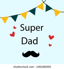 Happy Father's Day Celebration Vector Template Design Illustration