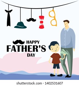 Happy Father's Day Celebration Vector Template Design Illustration