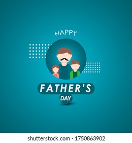 Happy Father's Day Celebration Vector Template Design Illustration