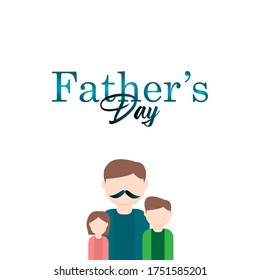 Happy Father's Day Celebration Vector Template Design Illustration