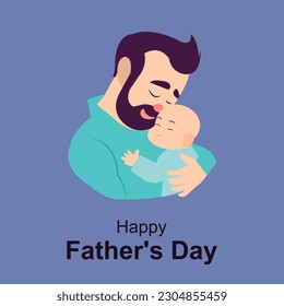 Happy Father's Day Celebration Vector Design