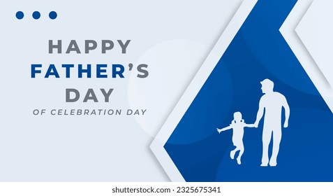 Happy Fathers Day Celebration Vector Design Illustration for Background, Poster, Banner, Advertising, Greeting Card