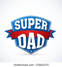 super dad logo vector