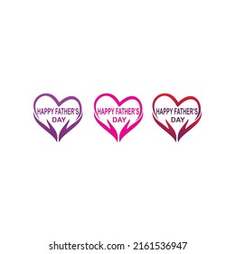 Happy father's day celebrities logo