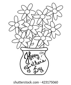 Happy Father's Day Coloring Page