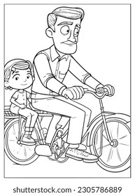 
Happy Father's Day Coloring Pages