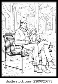 
Happy Father's Day Coloring Pages