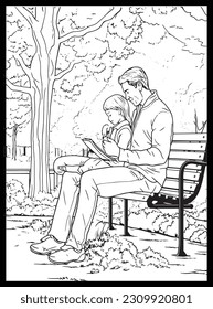 
Happy Father's Day Coloring Pages