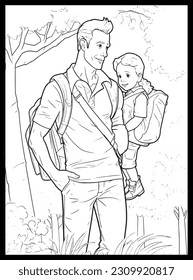 
Happy Father's Day Coloring Pages