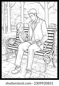 
Happy Father's Day Coloring Pages