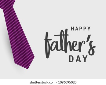 Happy Fathers Day Concept Illustration Greeting Card Design Background.