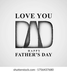 happy fathers day creative background design card