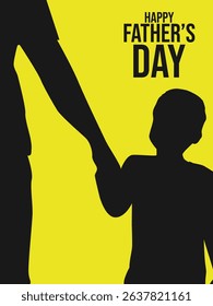 Happy fathers day creative design for card, poster, flyer. Vector