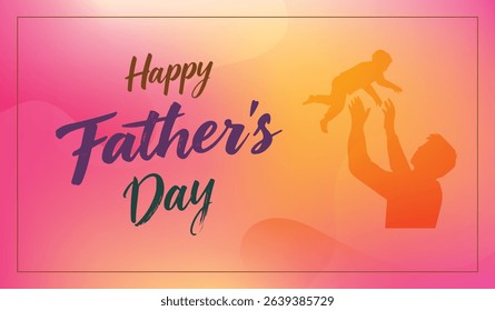 Happy fathers day creative social media post