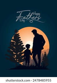 Happy Father's Day creative templates for poster