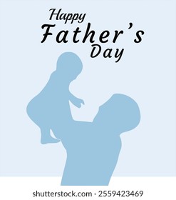 Happy Father's Day creative templates for poster, cover, banner, social media post, post card design etc. Concept of Father's day. Fathers day day creative theme