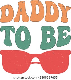 Happy Father's Day Dad Colorful Graphics. Funny Daddy Saying, Quote and Slogan for Print on Demand Industry and Printing Business.