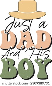 Happy Father's Day Dad Colorful Graphics. Funny Daddy Saying, Quote and Slogan for Print on Demand Industry and Printing Business.