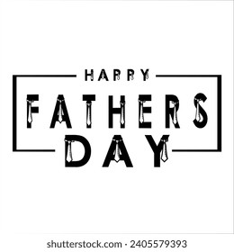Happy Father's Day. Dad is like a big tree in the shade of which we are all free. My father is my hero. Dad and the kids are playing. Yellow background silhouette man. Vector Illustration art.