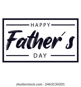 Happy Father's Day. Dad is like a big tree in the shade of which we are all free. My father is my hero. Dad and the kids are playing. Yellow background silhouette man. Vector Illustration art.
