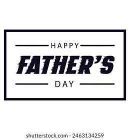 Happy Father's Day. Dad is like a big tree in the shade of which we are all free. My father is my hero. Dad and the kids are playing. Yellow background silhouette man. Vector Illustration art.