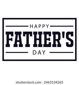 Happy Father's Day. Dad is like a big tree in the shade of which we are all free. My father is my hero. Dad and the kids are playing. Yellow background silhouette man. Vector Illustration art.