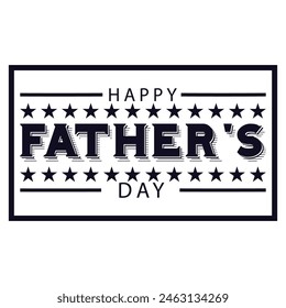 Happy Father's Day. Dad is like a big tree in the shade of which we are all free. My father is my hero. Dad and the kids are playing. Yellow background silhouette man. Vector Illustration art.