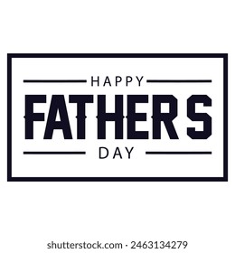 Happy Father's Day. Dad is like a big tree in the shade of which we are all free. My father is my hero. Dad and the kids are playing. Yellow background silhouette man. Vector Illustration art.