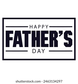 Happy Father's Day. Dad is like a big tree in the shade of which we are all free. My father is my hero. Dad and the kids are playing. Yellow background silhouette man. Vector Illustration art.