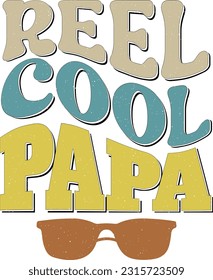 Happy Father's Day Dad Papa Colorful Graphics. Funny Daddy Saying, Quote and Slogan for Print on Demand Business (POD) and Printing Industry.