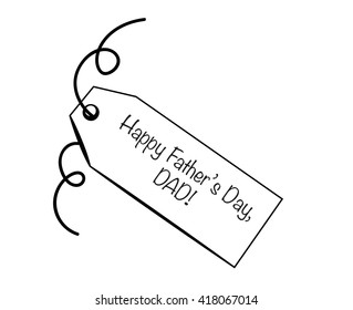 Happy Father's Day DAD Tag