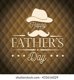 happy fathers day design 