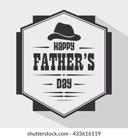 happy fathers day design 