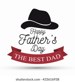 happy fathers day design 