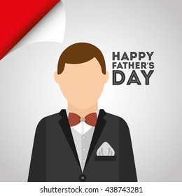 happy fathers day design 