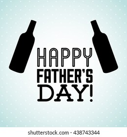 happy fathers day design 