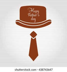 happy fathers day design 