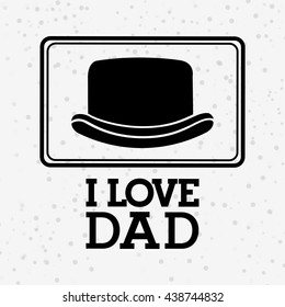happy fathers day design 