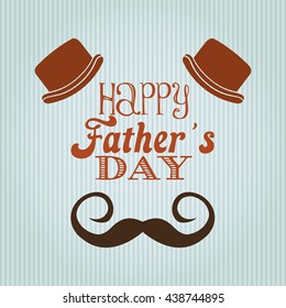 happy fathers day design 