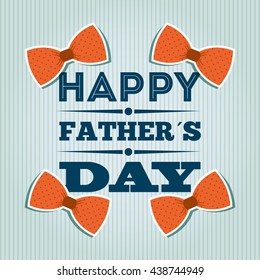 happy fathers day design 