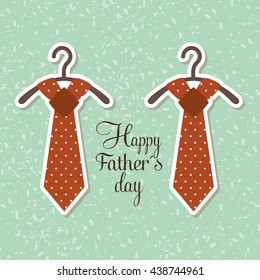 happy fathers day design 