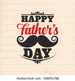 Happy Father's Day design card